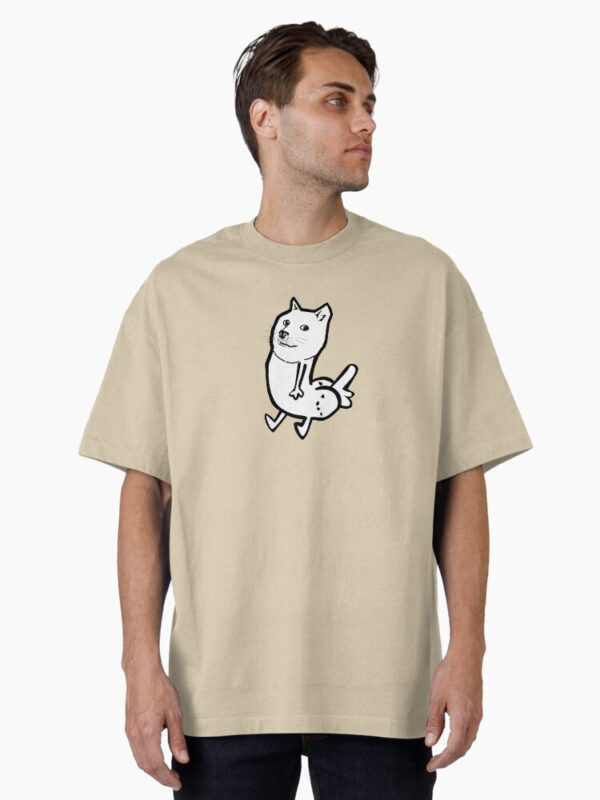 Doge Dickbutt Oversized T-Shirt - Image 13