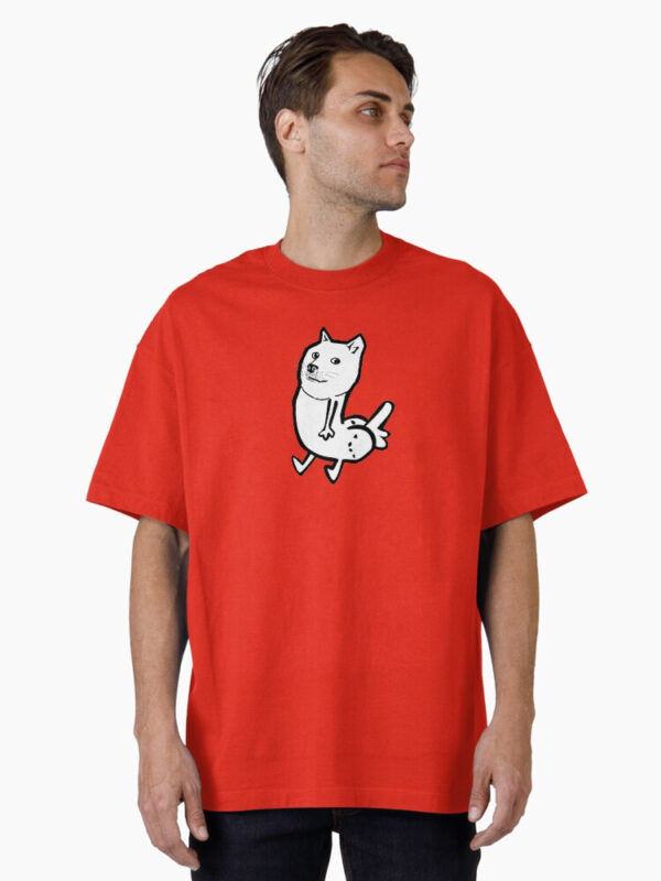 Doge Dickbutt Oversized T-Shirt - Image 16