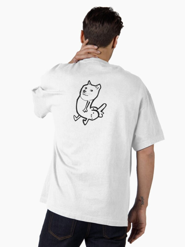 Doge Dickbutt Oversized T-Shirt - Image 6