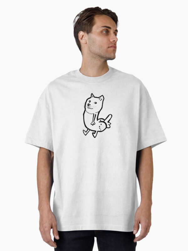 Doge Dickbutt Oversized T-Shirt - Image 4