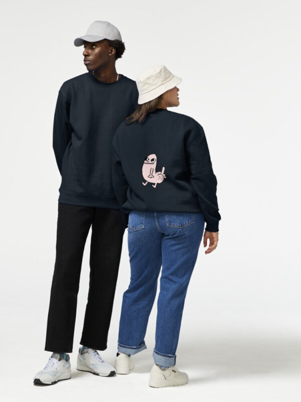 Pink DickButt Meme Pullover Sweatshirt - Image 24