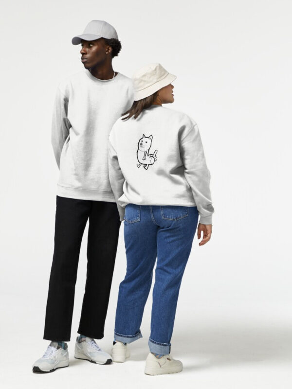 Doge Dickbutt Pullover Sweatshirt - Image 9