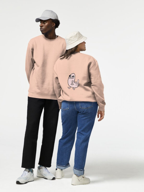 Pink DickButt Meme Pullover Sweatshirt - Image 21