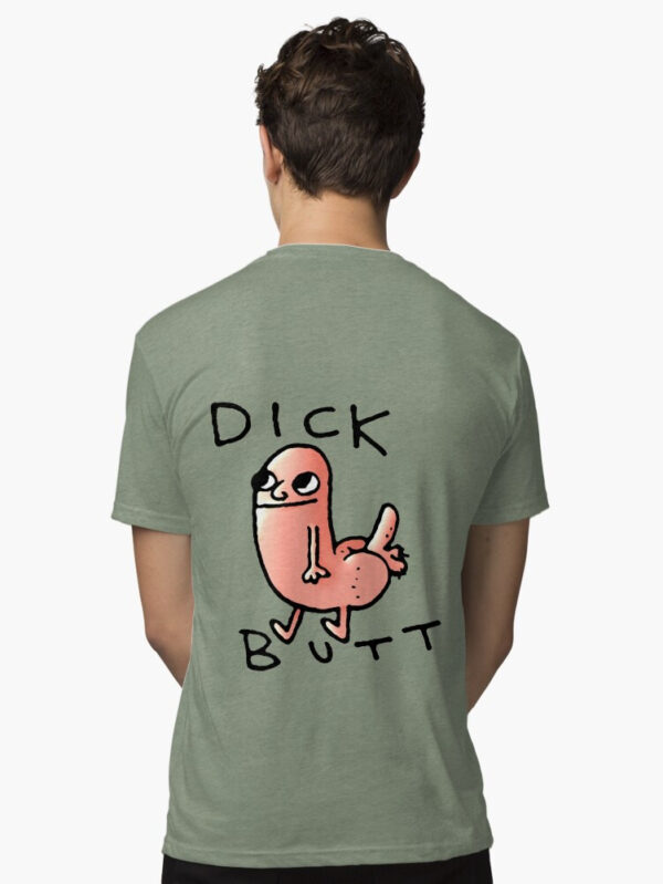 Dick butt Tri-blend T-Shirt - Image 33