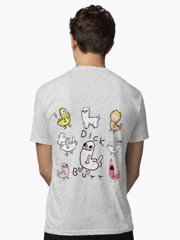 Dickbutt Meme Collection Tri-blend T-Shirt - Image 9