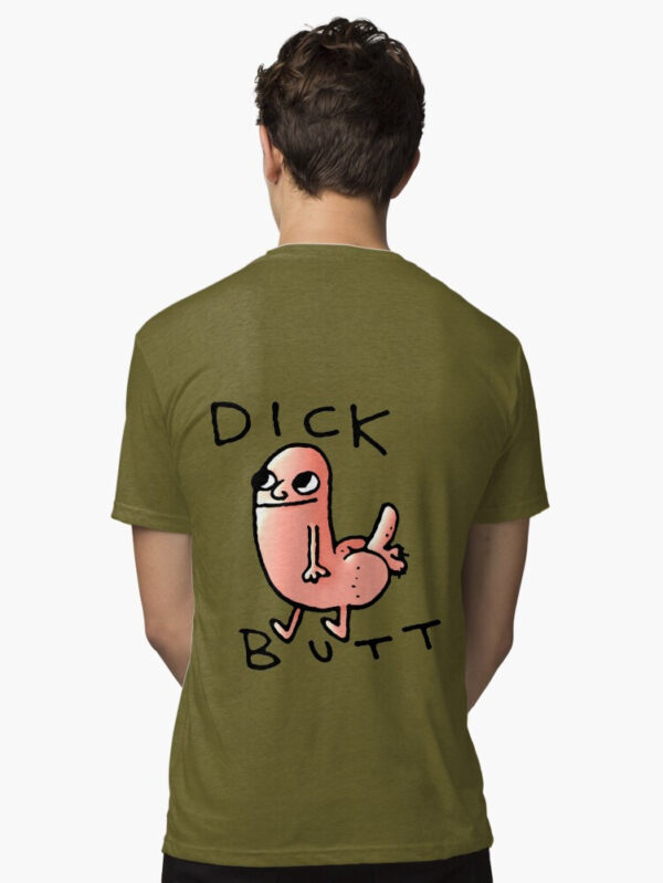 Dick butt Tri-blend T-Shirt - Image 30