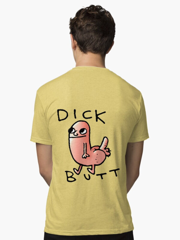 Dick butt Tri-blend T-Shirt - Image 27