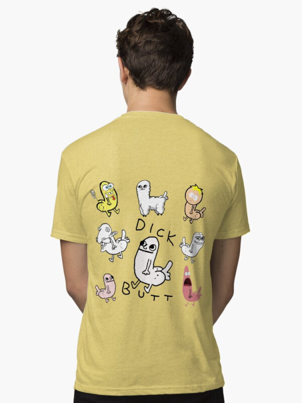 Dickbutt Meme Collection Tri-blend T-Shirt - Image 27