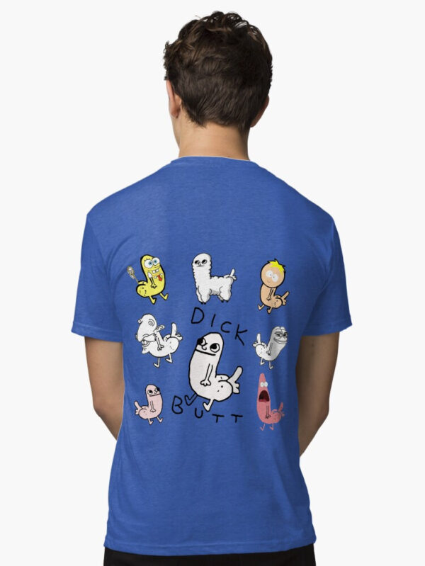 Dickbutt Meme Collection Tri-blend T-Shirt - Image 42