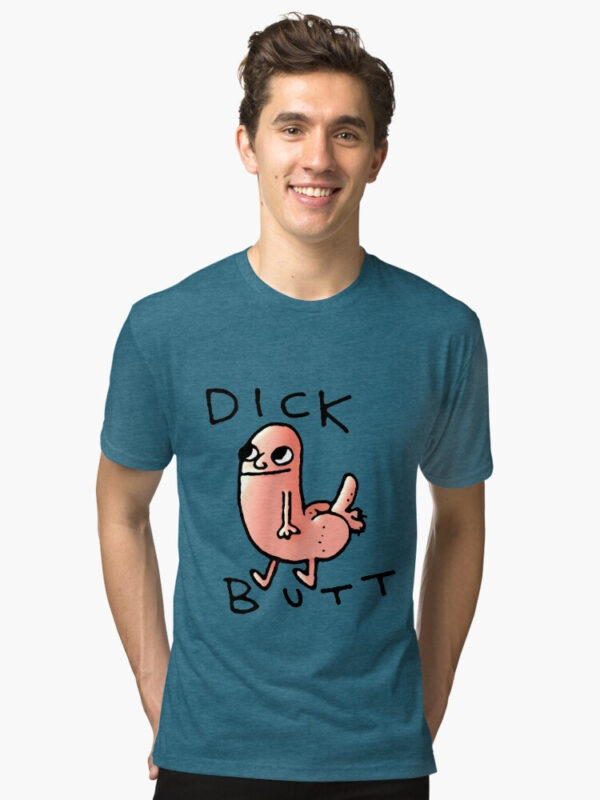 Dick butt Tri-blend T-Shirt - Image 37