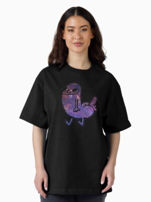 Galaxy Dickbutt Oversized T-Shirt