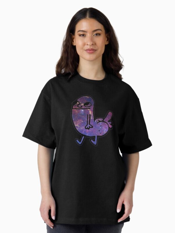Galaxy Dickbutt Oversized T-Shirt