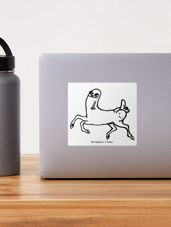 Dickbutt Centaur Sticker - Image 3
