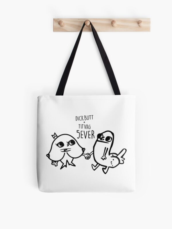 Dickbutt + Titvag 5Ever Tote Bag