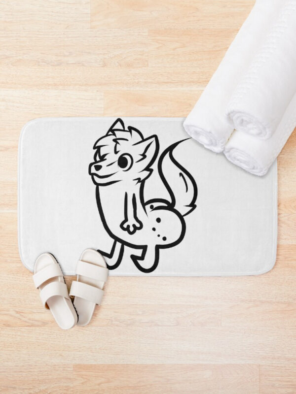 furry butt meme Bath Mat - Image 5