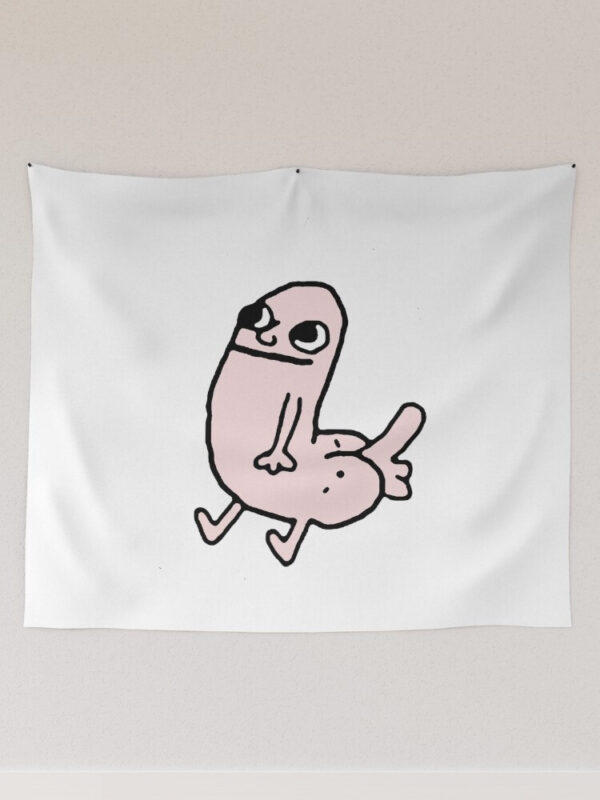 Pink DickButt Meme Tapestry - Image 7