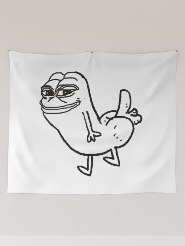 Pepe Dickbutt Tapestry - Image 7