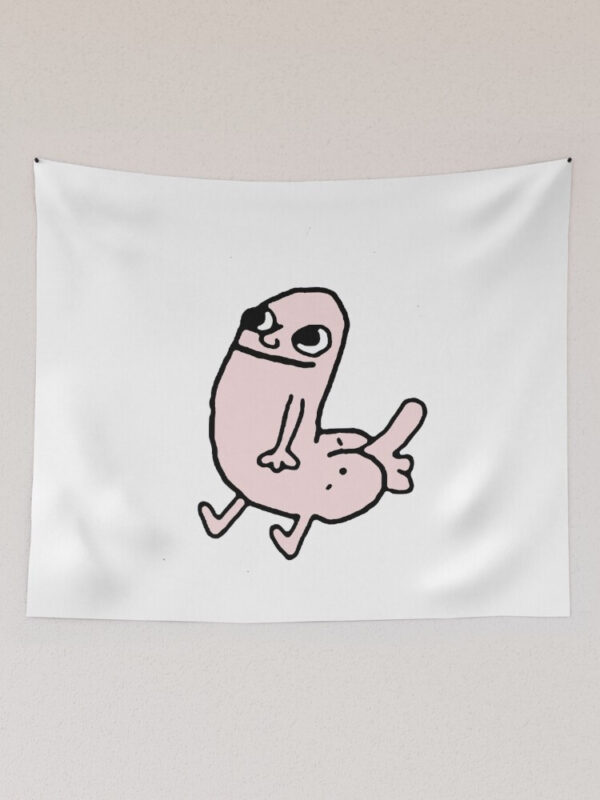 Pink DickButt Meme Tapestry - Image 5