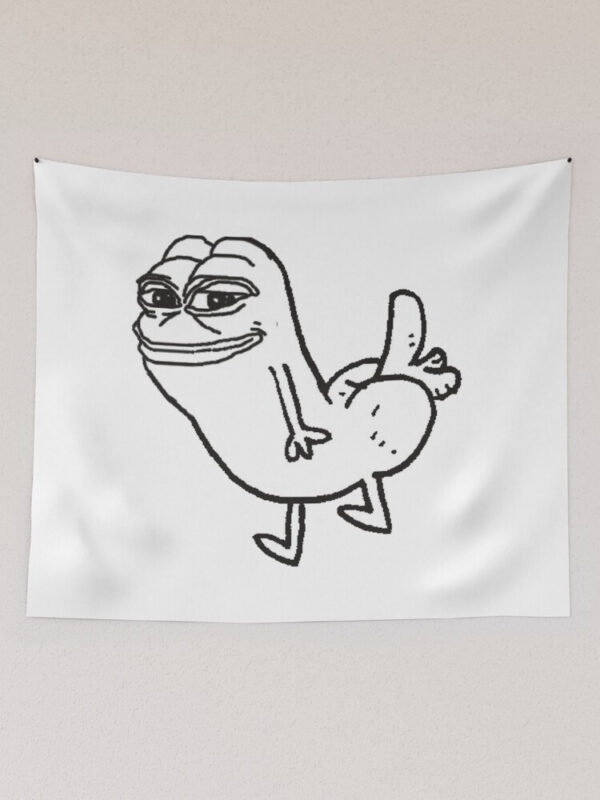 Pepe Dickbutt Tapestry - Image 5