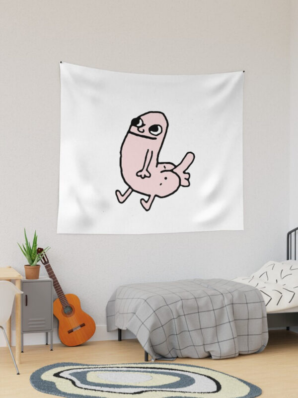 Pink DickButt Meme Tapestry - Image 4