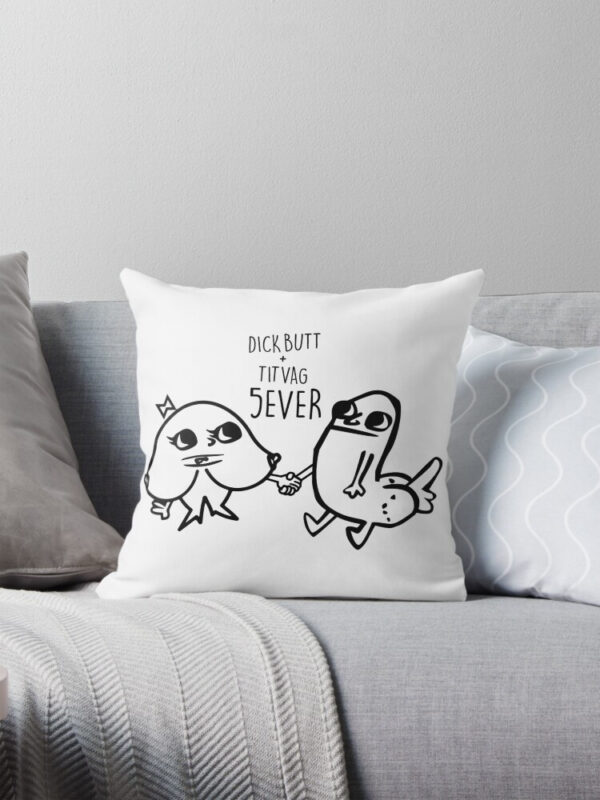 Dickbutt + Titvag 5Ever Pillow