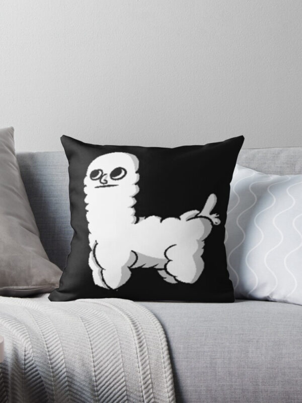 Sheep Dickbutt Meme Pillow