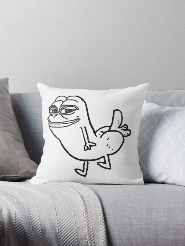 Pepe Dickbutt Pillow