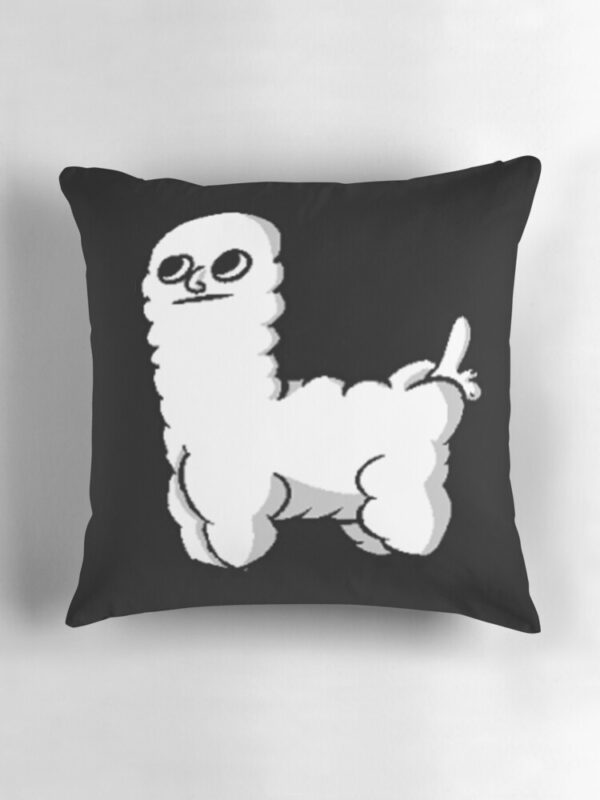 Sheep Dickbutt Meme Pillow - Image 3